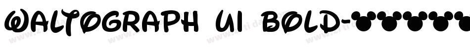 Waltograph UI Bold字体转换